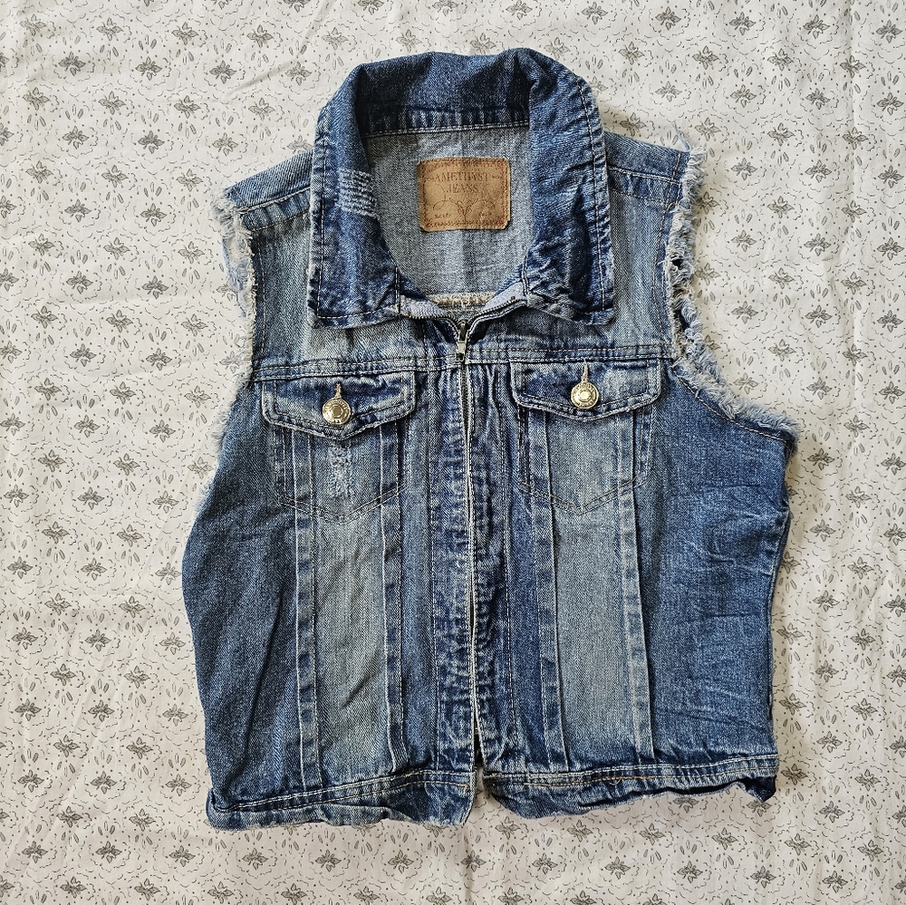 Amethyst Jeans Jean Jacket Vest